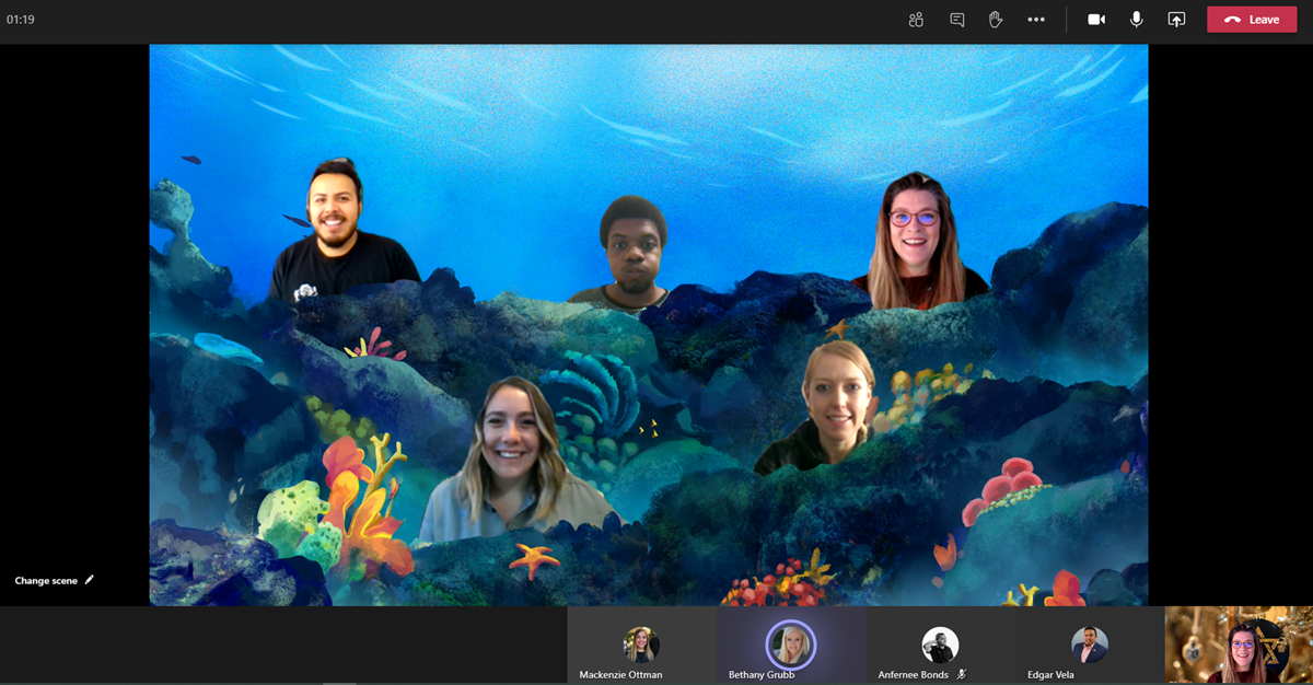 customized backgrounds microsoft teams